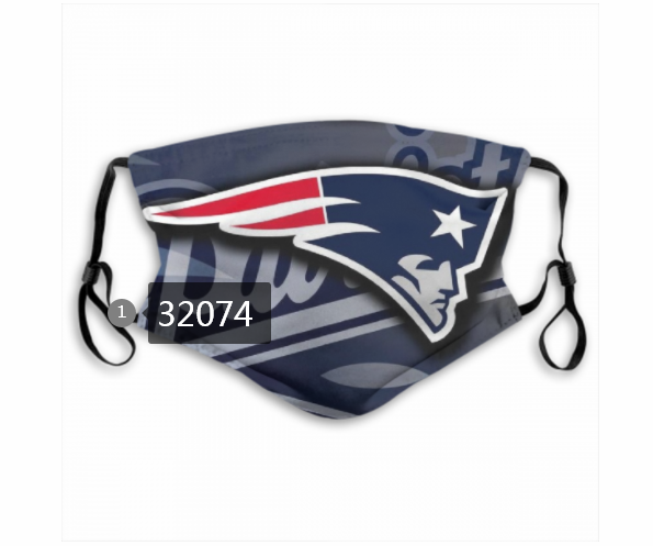 NFL 2020 New England Patriots #96 Dust mask with filter